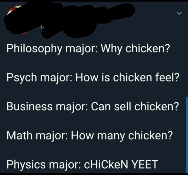 Yeet the chicken - meme