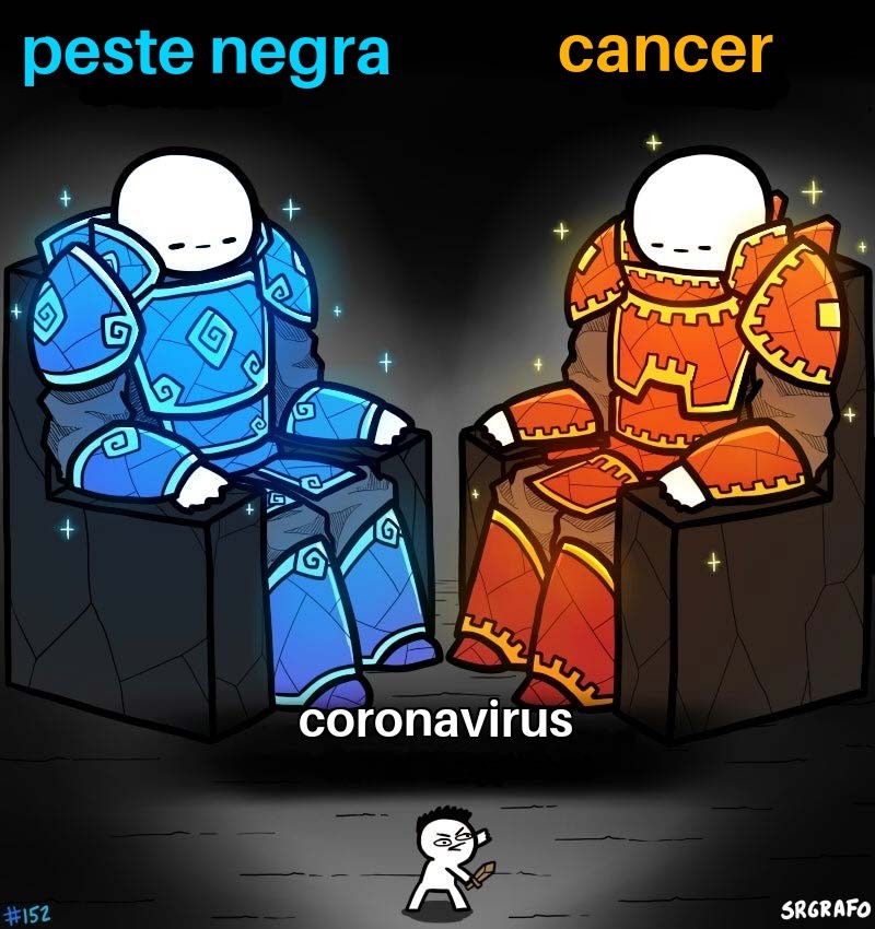 El coronavirus no es tan malo comparado con estas leyendas - meme
