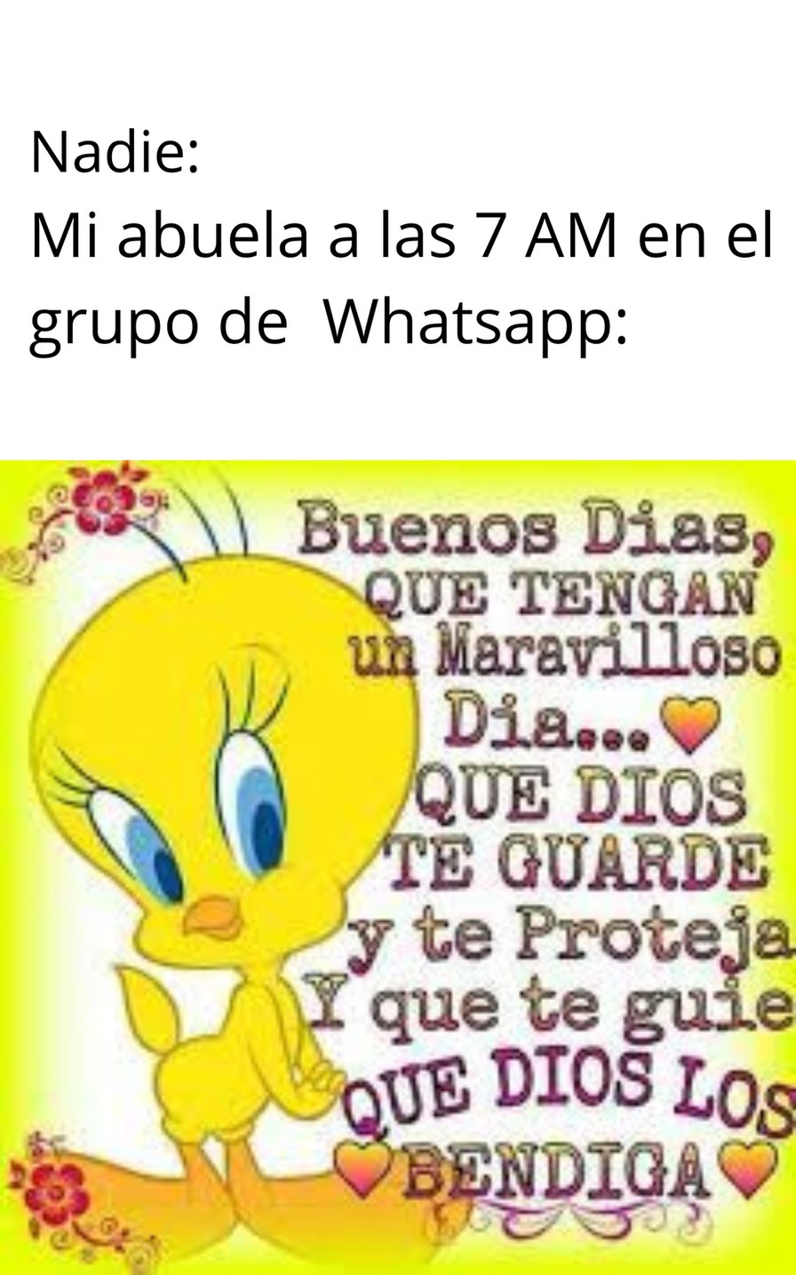 Buenos días, bendiciones - meme