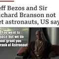 Jeff Bezos and Richard Branson not yet astronauts