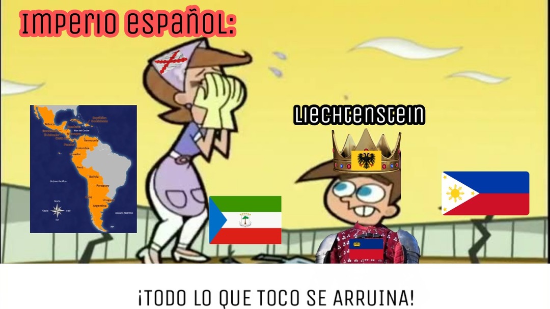 El imperio español y el comunismo comparten algo en común ):( - meme