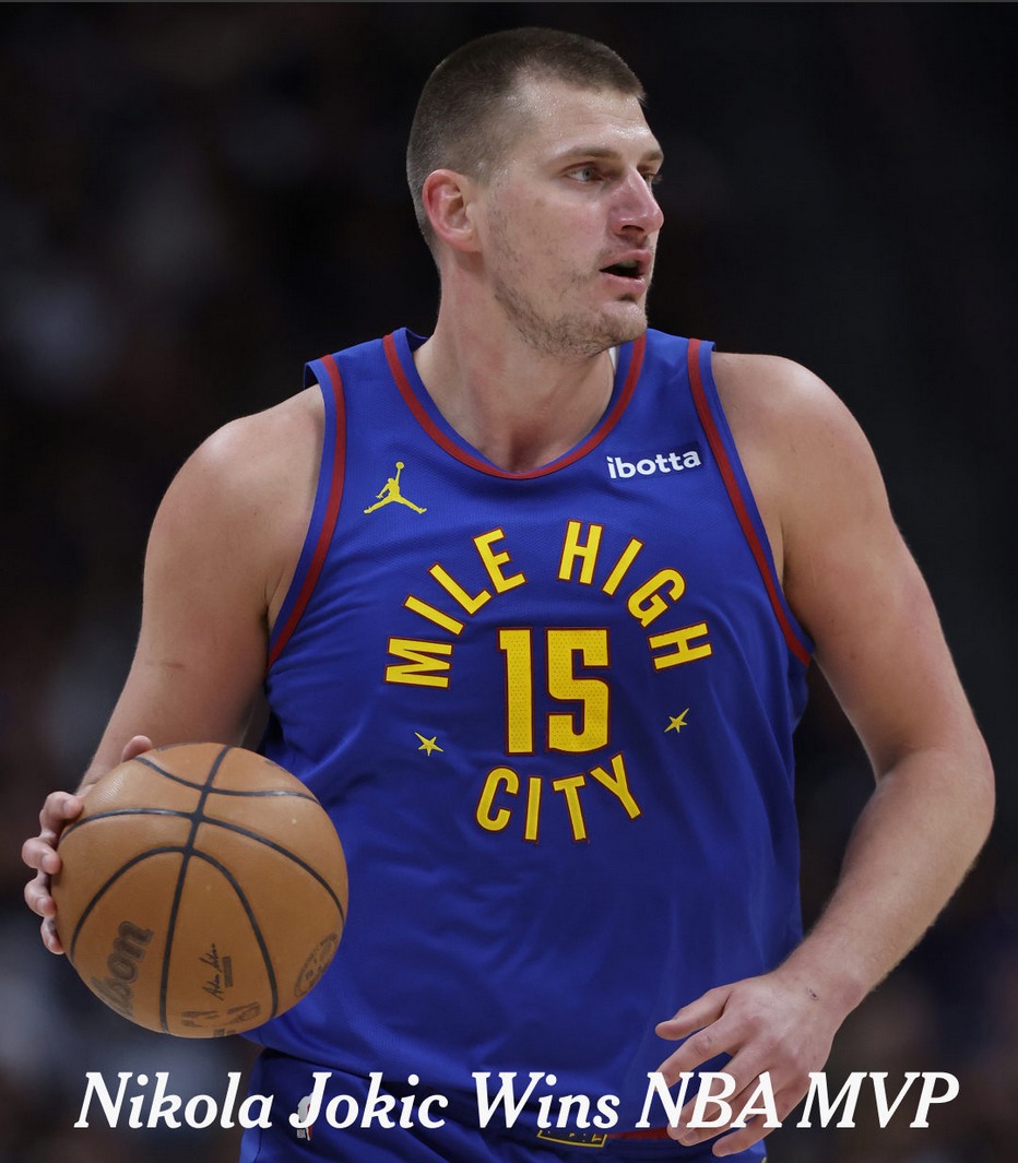 Nikola Jokić, who plays center for the Denver Nuggets, has been named the NBA’s most valuable player. - meme
