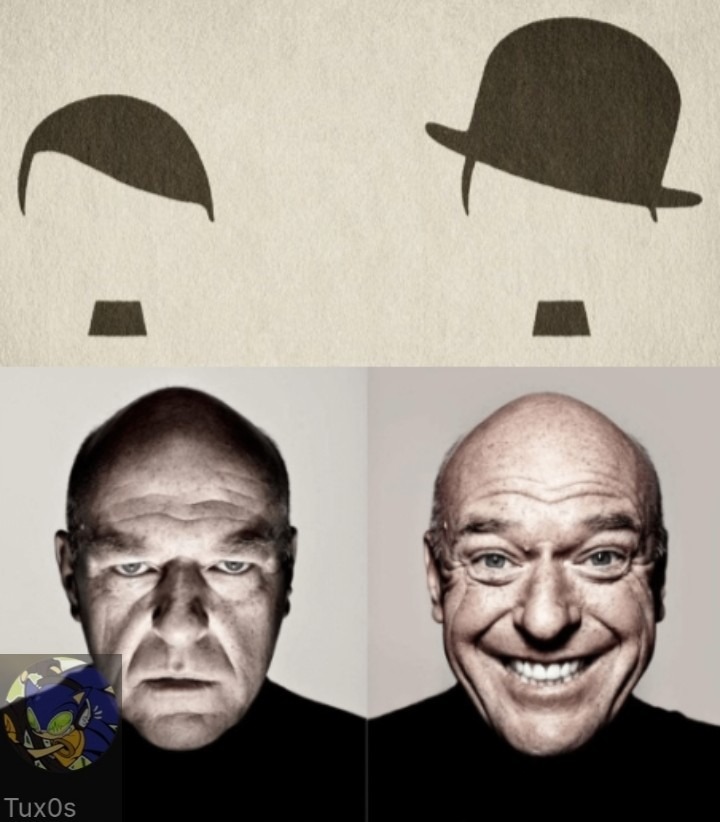 La tragedia y la comedia - meme