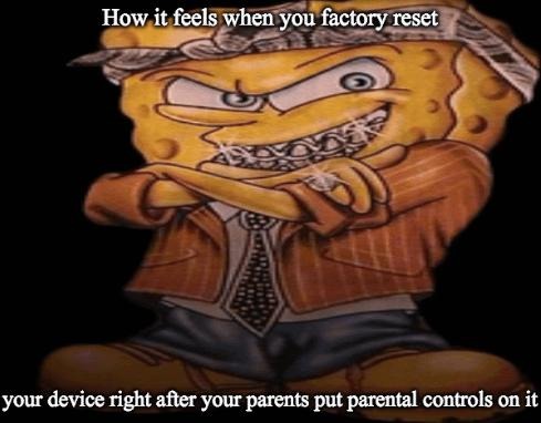 Me factory resetting like I’m a hacker in a spy movie - meme