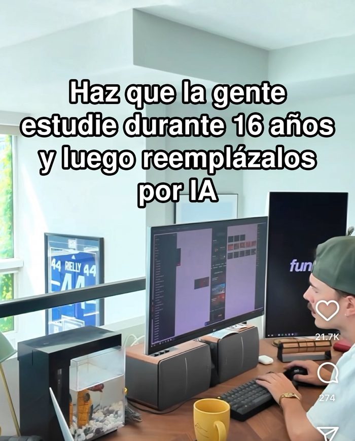 16 años estudiando pa' que la IA me quite el curro en 5 minutos - meme