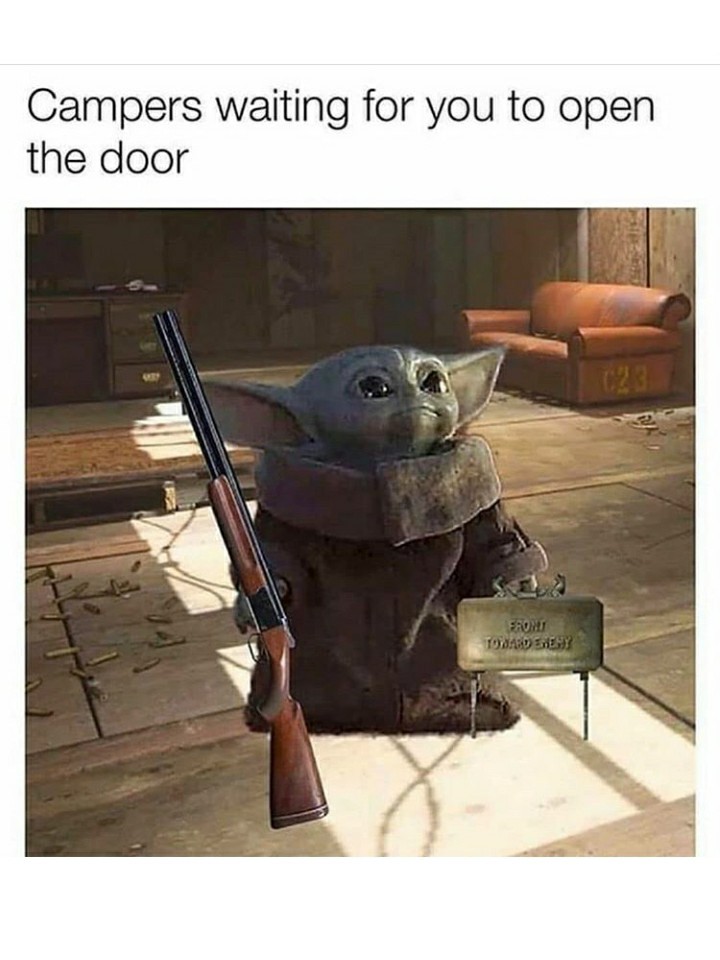 Open the damn door - meme