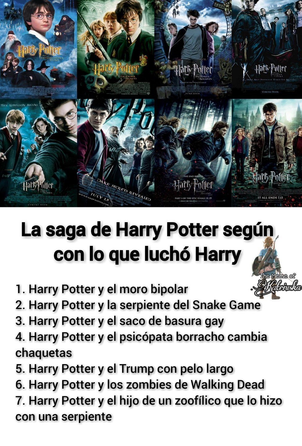 Harry potter, memes, se fosse minha saga não estaria vivo