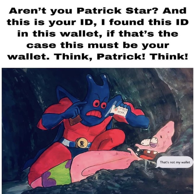 That’s not his wallet - meme