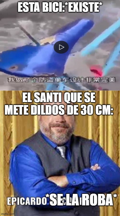 Banda tengo una pregunta, porque santi, por santi haes o solo porque es un nombre comun - meme