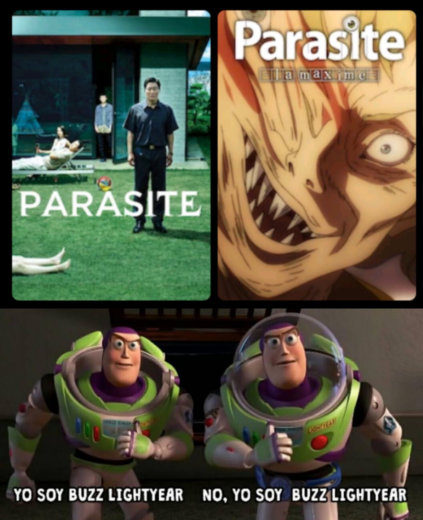 parasite y the cooler parasite - meme