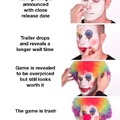 game clown meme