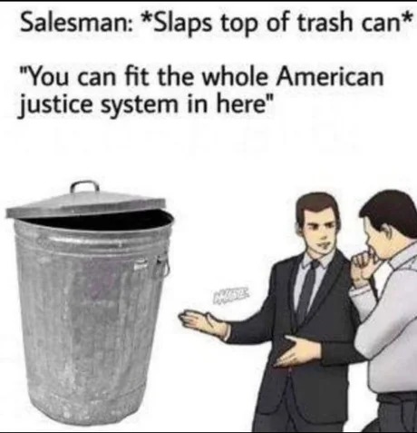 American justice system - meme