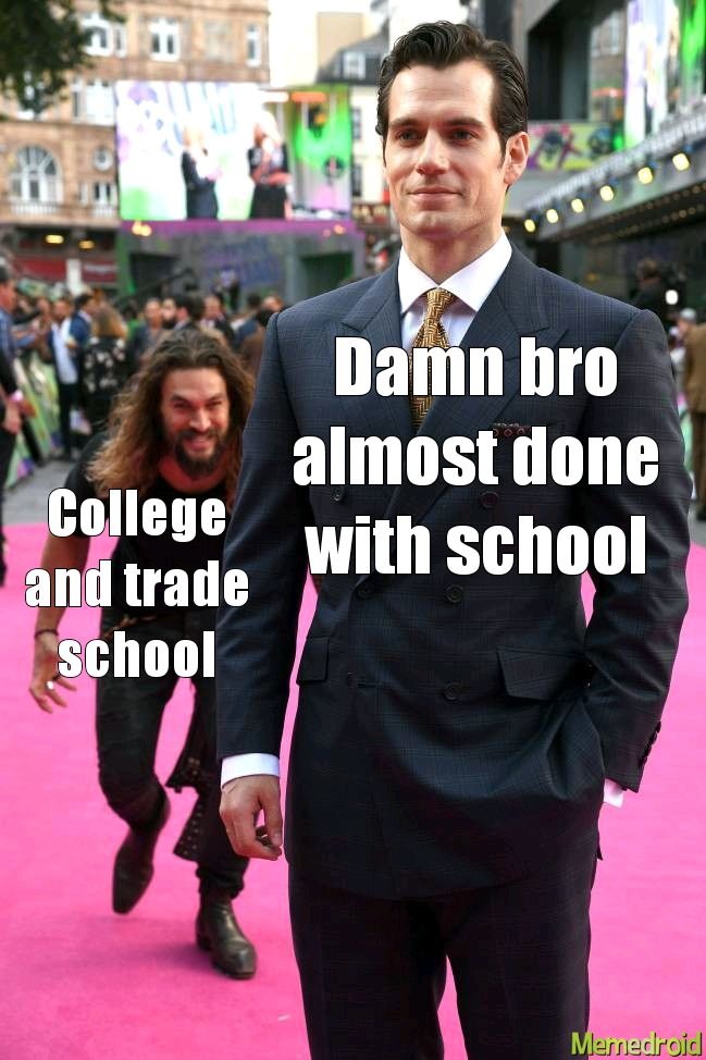 Hope everyone's school is going ok - meme