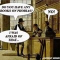 Phobia of absence of books