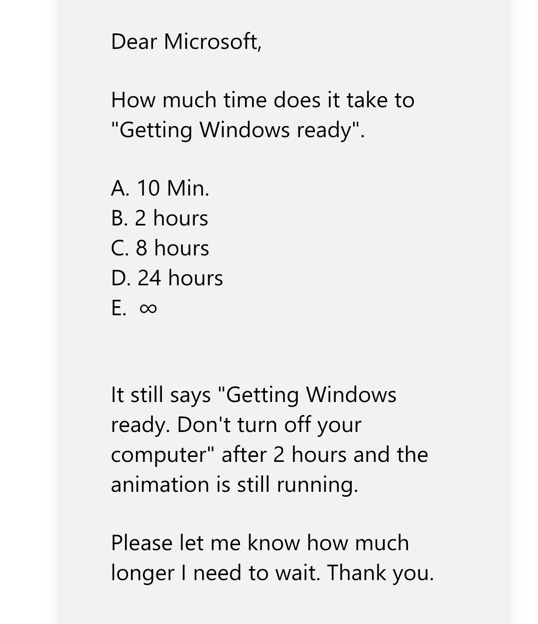 Dear Microsoft  - meme