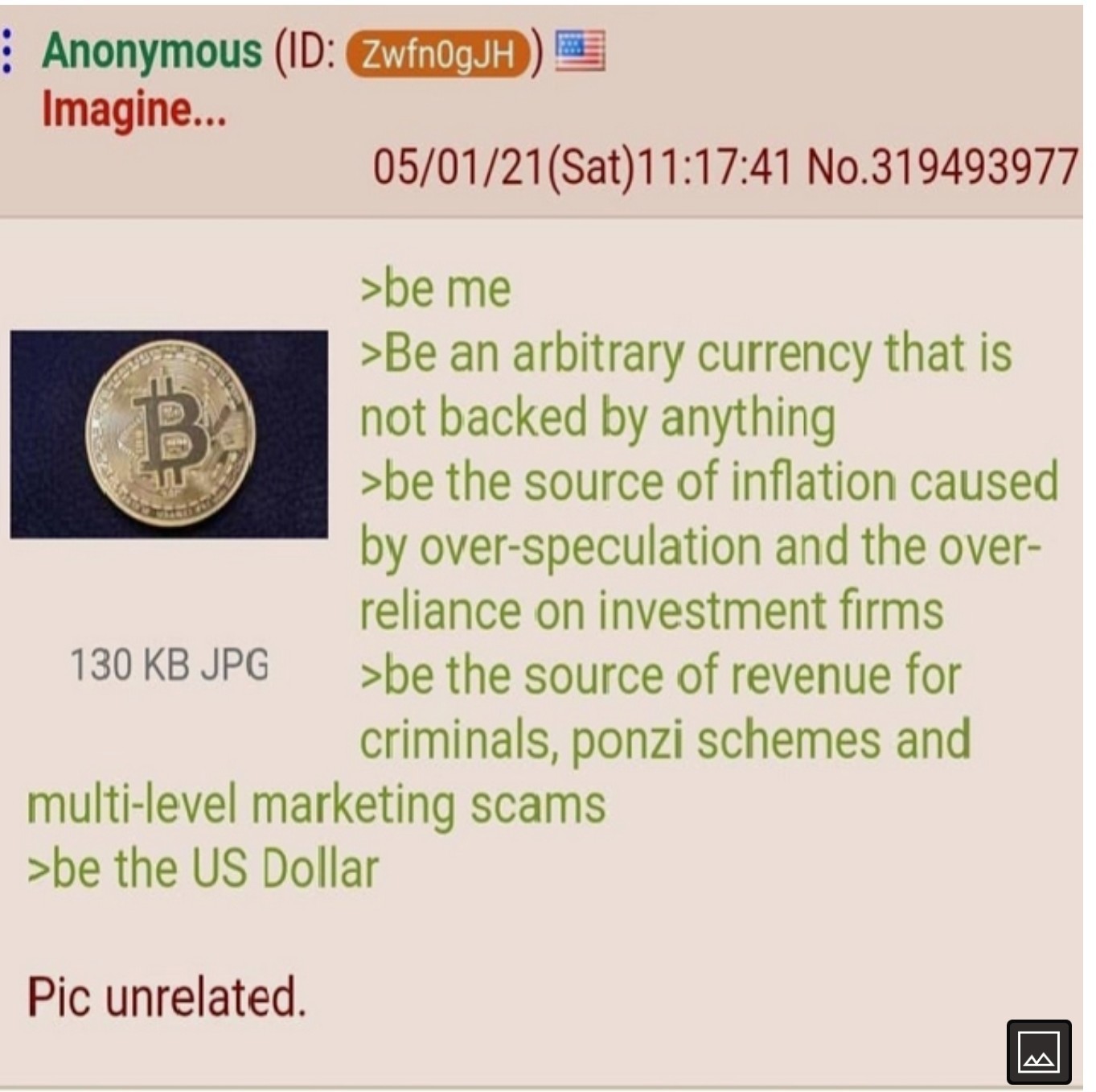 Elon musk is pumping a shit coin while destroying real currency - meme
