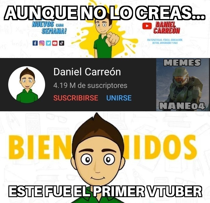 Daniel Carreon GOD - meme
