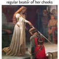 Knighted as cheek beater, no more meat beater