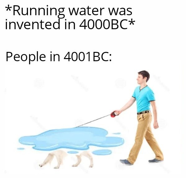 Running Water - meme