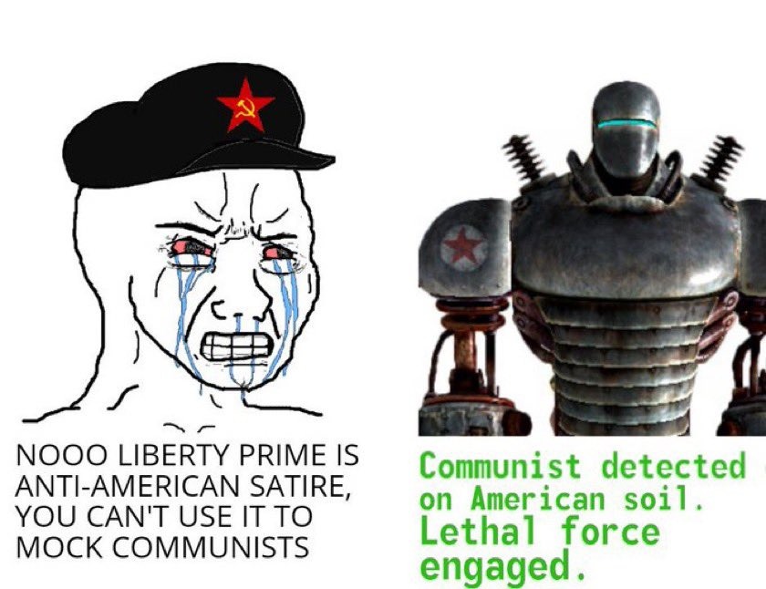 Communism in a robodong - meme