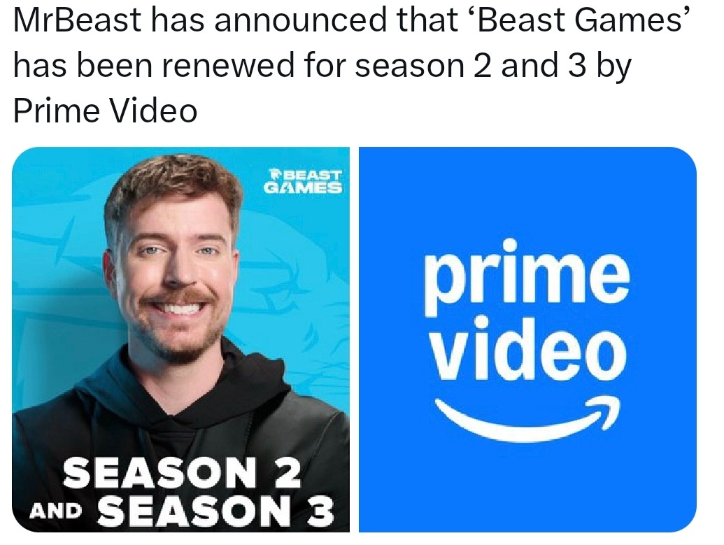 MrBeast turning YouTube stunts into Prime series like it’s the MCU - meme
