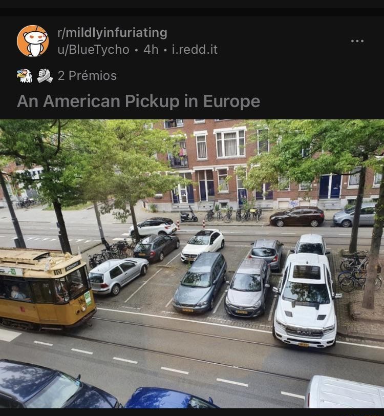 Pure American MUSCLE vs puny European road - meme