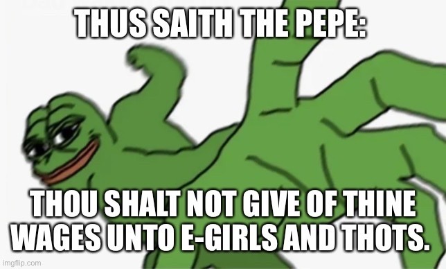Pepe commands you - meme