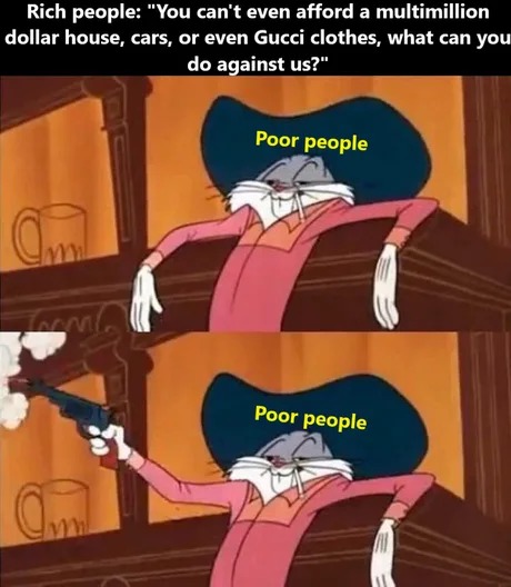 Rich vs poor - meme