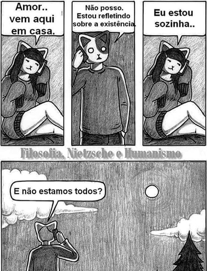 Solidão - meme