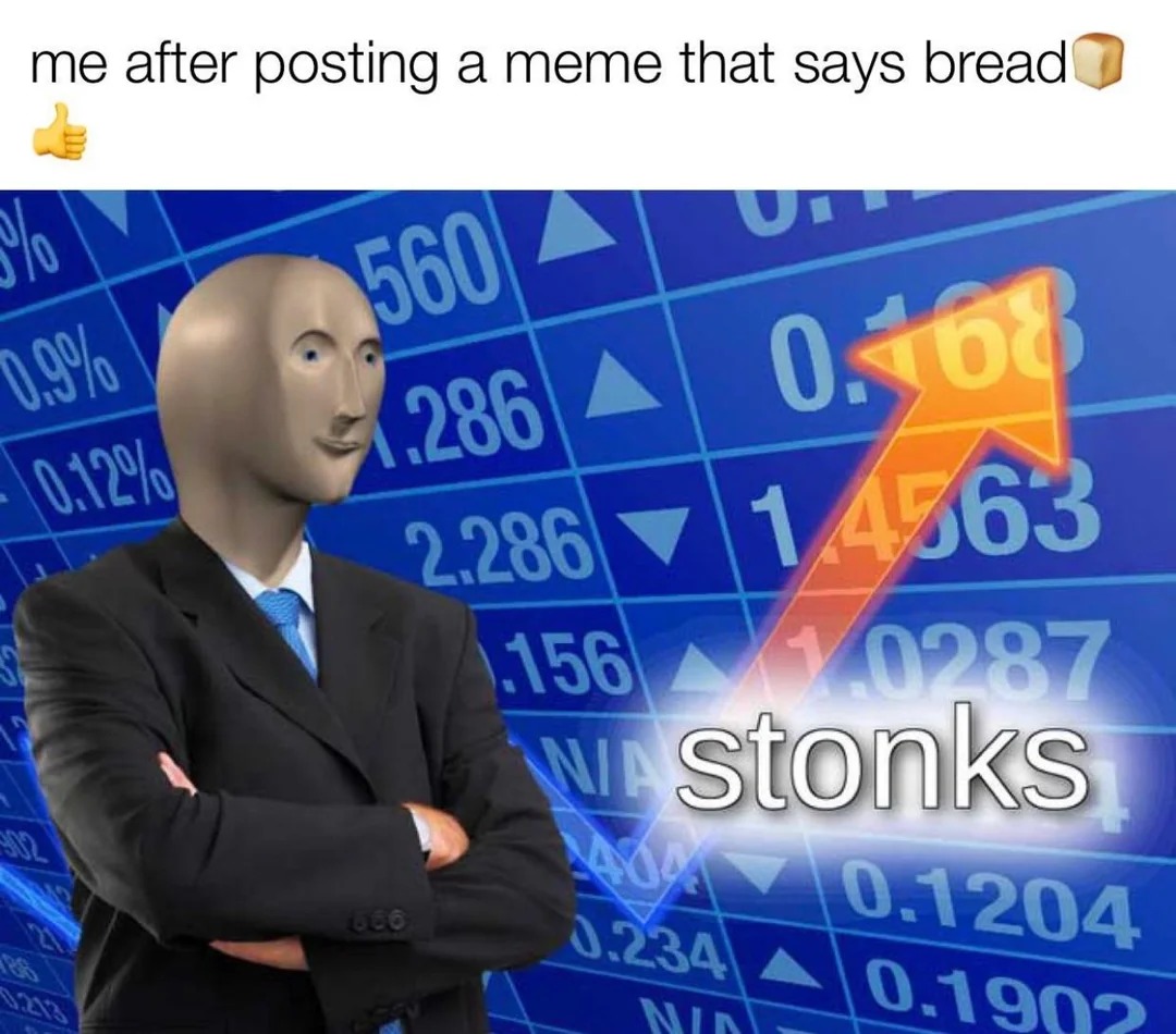 Bread stonks - meme