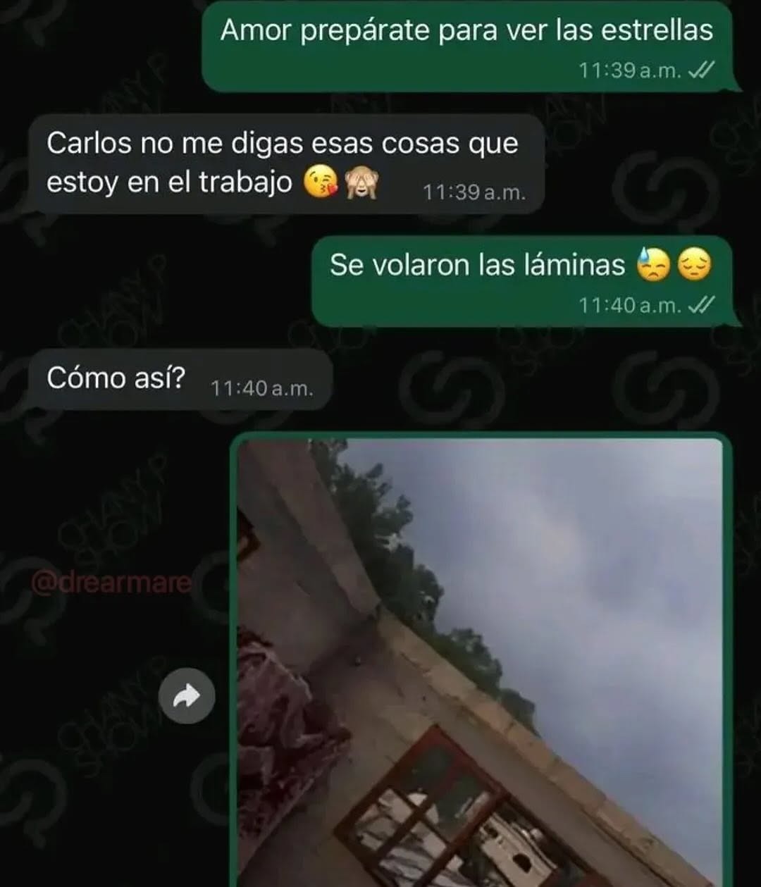 Amor prepárate para ver las estrellas - meme