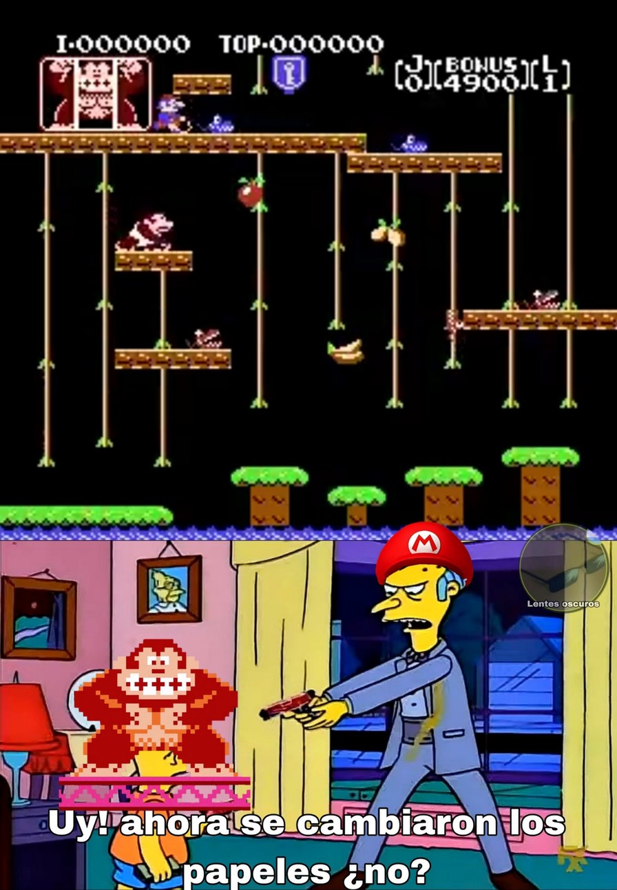 El donkey kong jr - meme