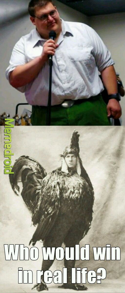 Peter griffin vs giant chicken - meme