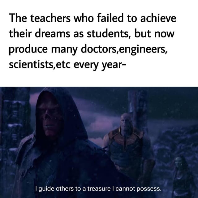 Teachers meme