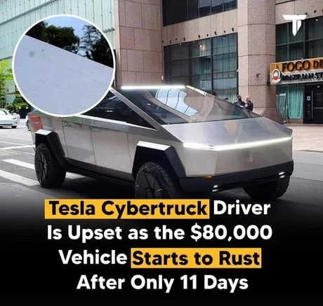 Tesla Cybertruck problems - meme