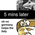 Italian's are much better at making pasta than waging war