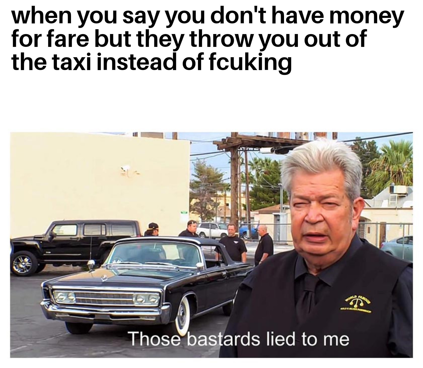 Real taxi - meme