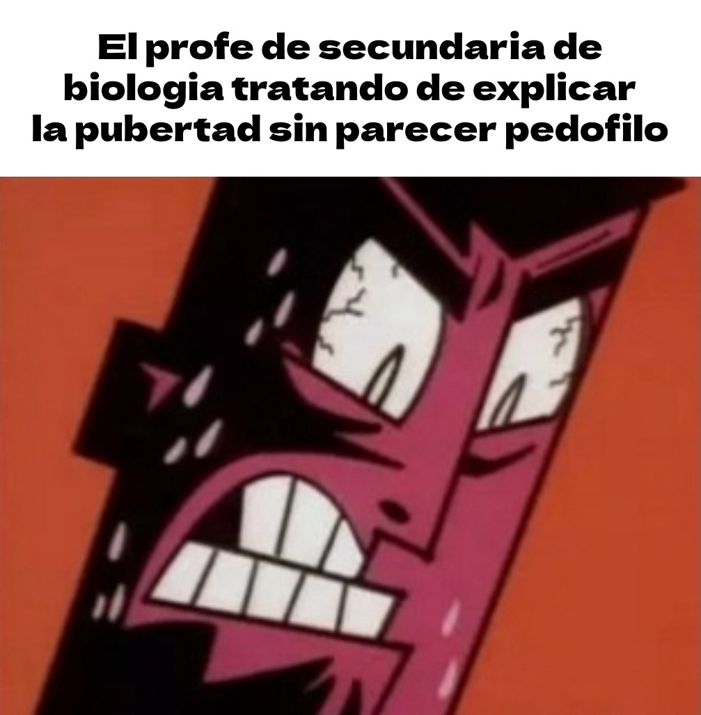 CHICOS, CHICOS, EL PROFE DIJO *susurra* escroto - meme