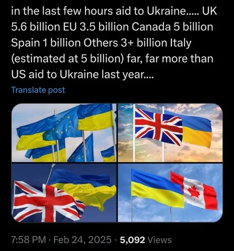 about the Ukraine aid - meme