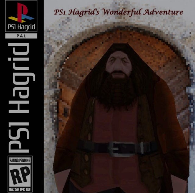 juego de la ps1 de Hagrid - meme