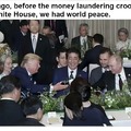 Before the money laundering crooks