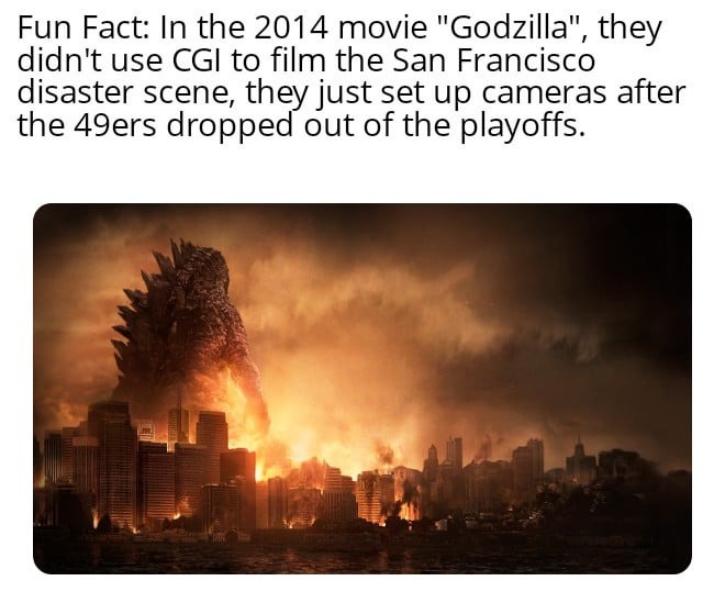 NFL Fun fact - meme