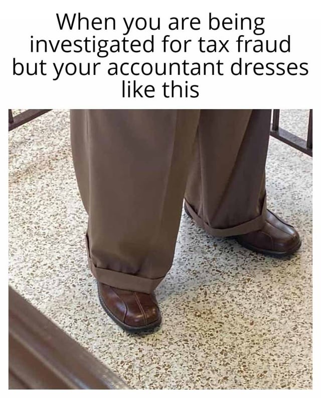 Tax fraud - meme