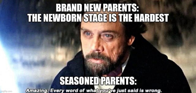 Brand new parents - meme