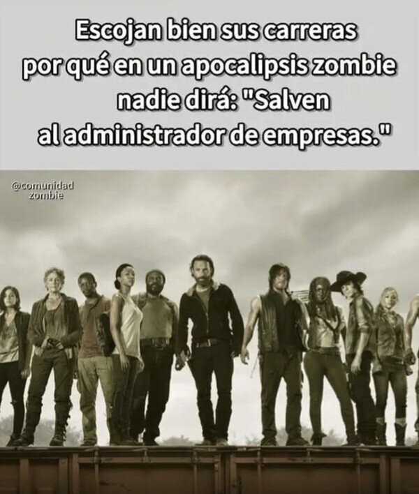 Meme de apocalipsis zombie