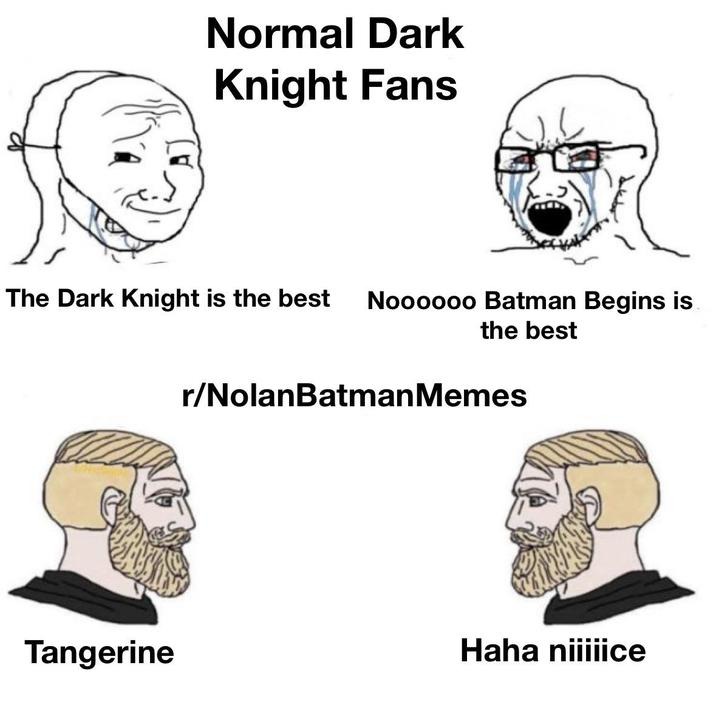 Tangerine Dark Knight meme