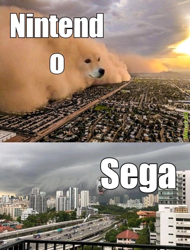 Nintendo vs Sega - meme