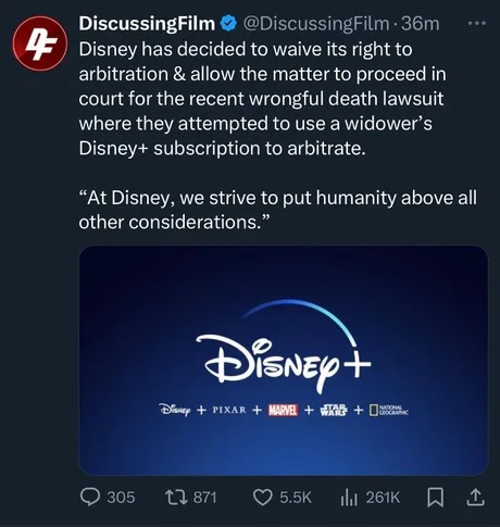 Disney lawsuit update meme