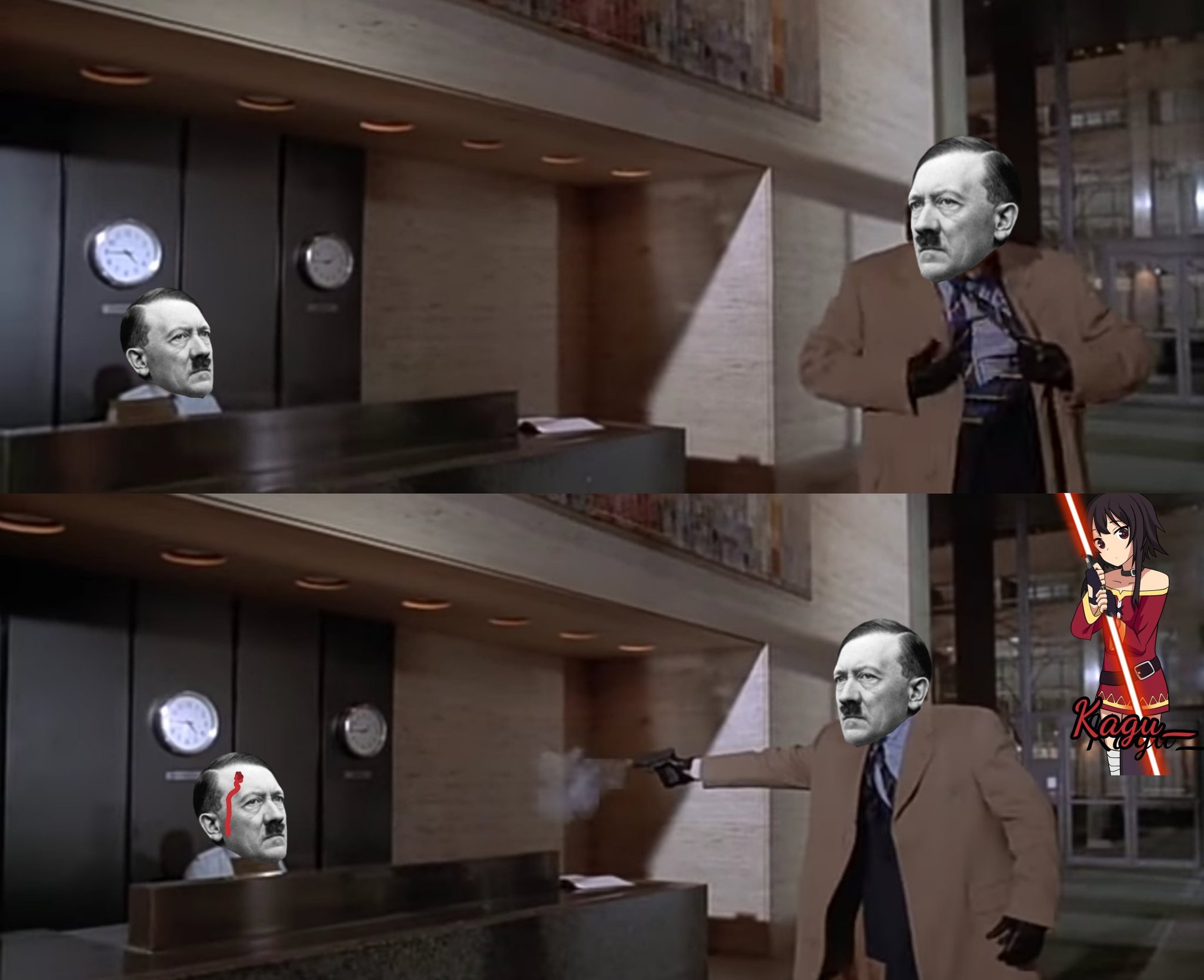 Hitler edgy - meme