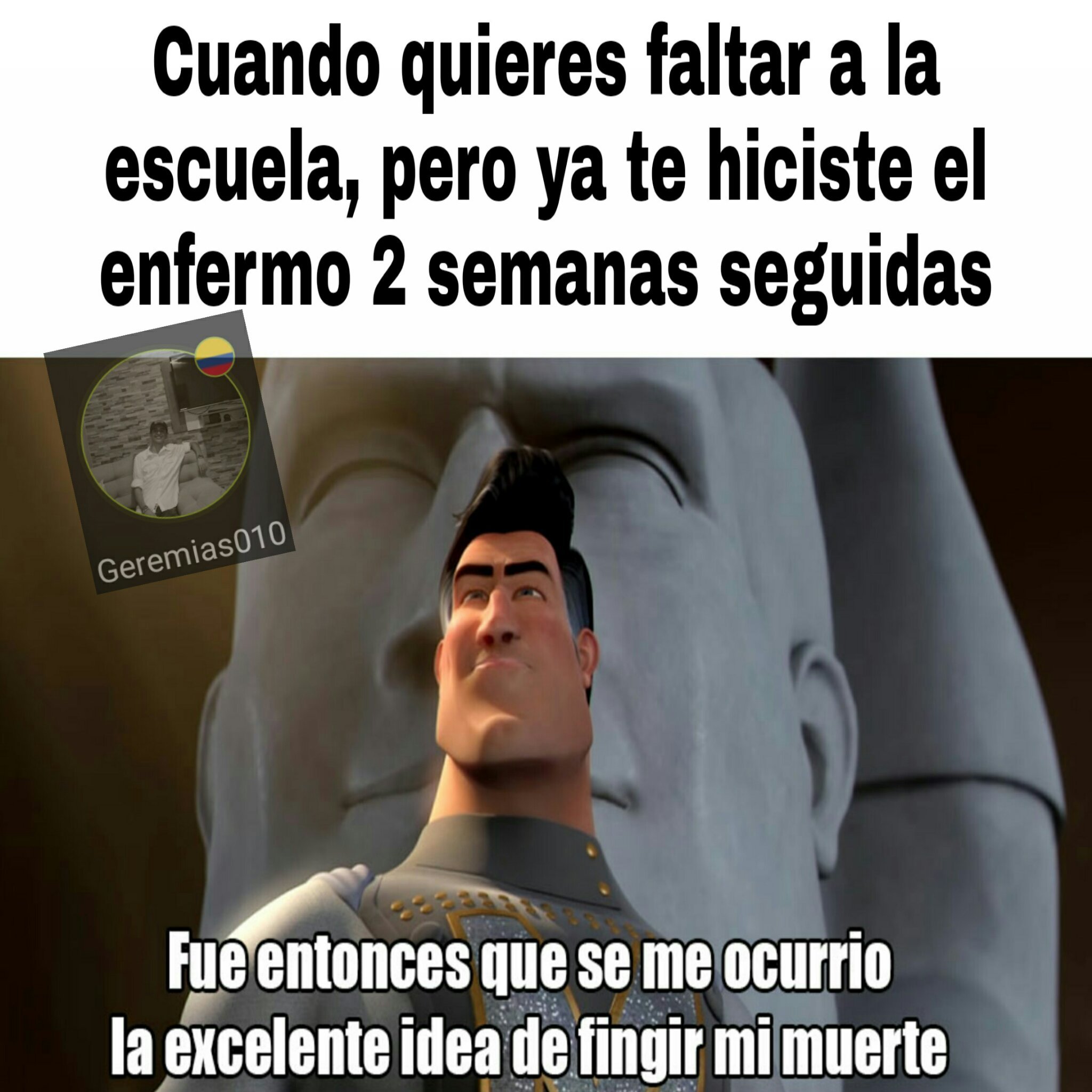 El título se enfermó :( - meme